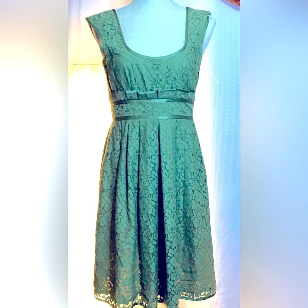 Nanette Lepore Beautiful Green Laced Dress